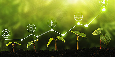 Innovation und Nachhaltigkeit Hand in Hand